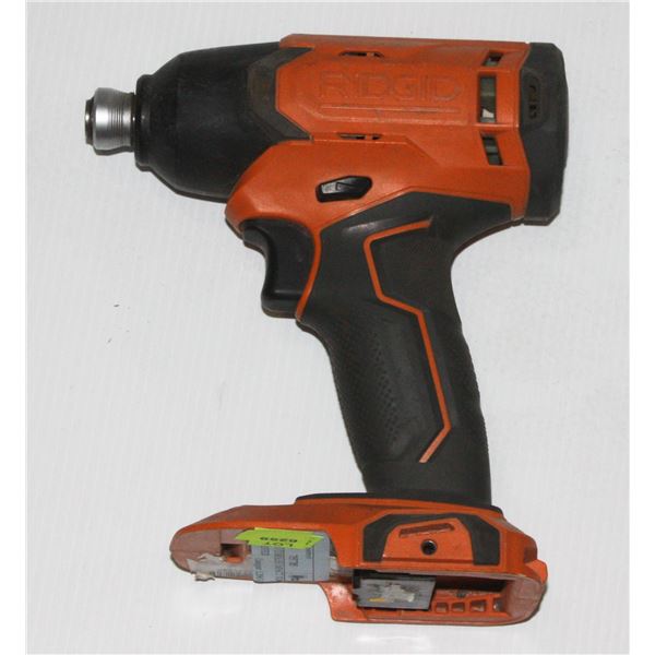 RIGID 18V CORDLESS IMPACT TOOL ONLY TESTED