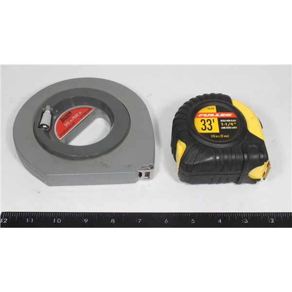 TAPE MEASURE & LUFKIN SPEED WINDER TAPE MEASURE