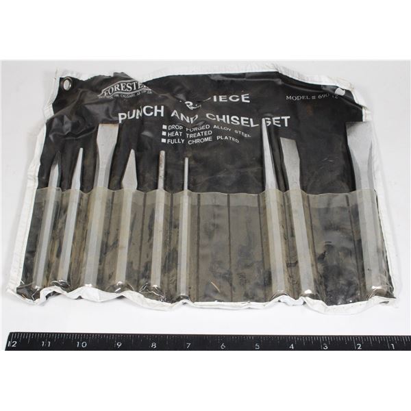 FORESTER 12-PIECE PUNCH & CHISEL SET INCOMPLETE