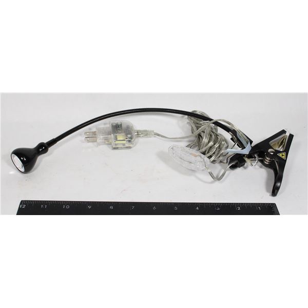 CLIP ON ADJUSTABLE LAMP