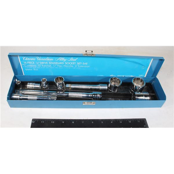 SAE 1/2" DRIVE SOCKET SET INCOMPLETE