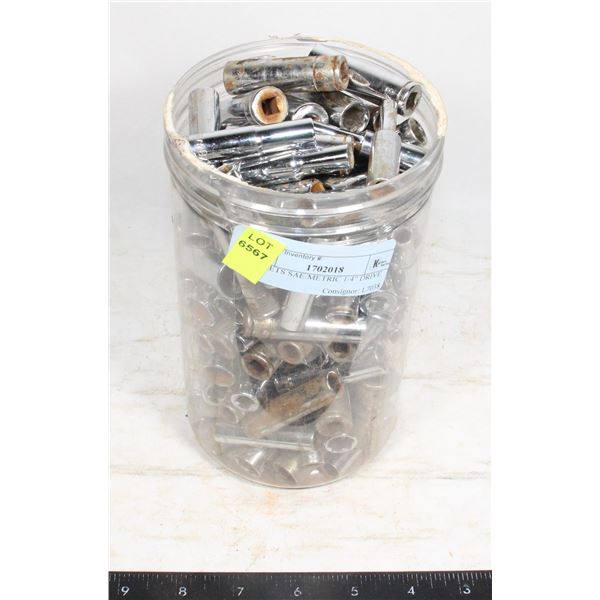 SOCKETS SAE/METRIC 1/4" DRIVE