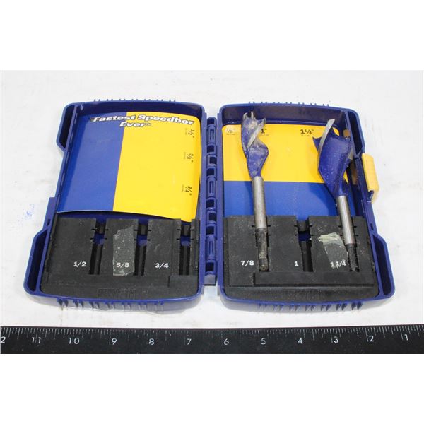 IRWIN SPADE DRILL BIT SET