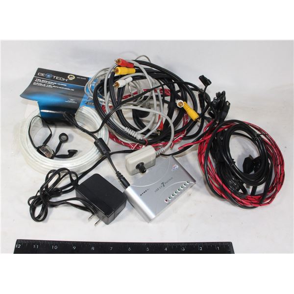LOT OF RANDOM CORDS