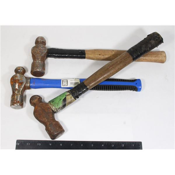 LOT OF BALL-PEEN/CROSS-PEEN HAMMERS