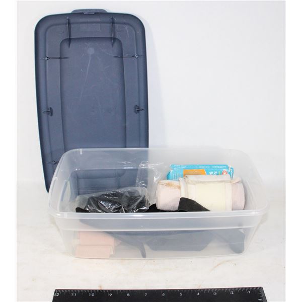 BANDAGES AND MORE IN TOTE