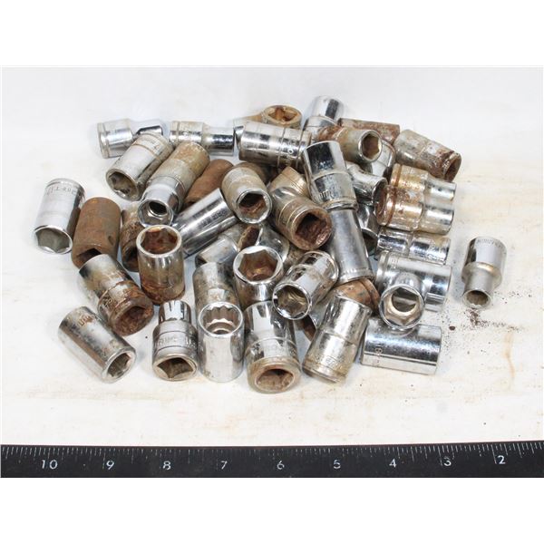 SOCKETS 1/2" DRIVE METRIC/SAE