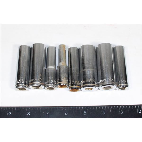 SOCKETS SAE 3/8" DRIVE