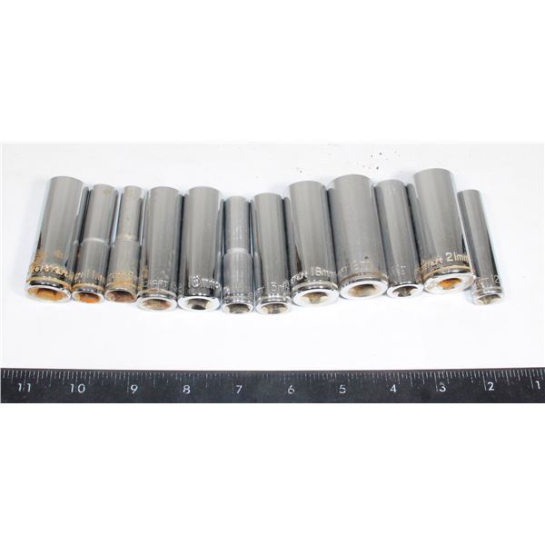 SOCKETS SAE 3/8" DRIVE