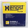 Image 1 : HENGST CABIN AIR FILTER E4986LI