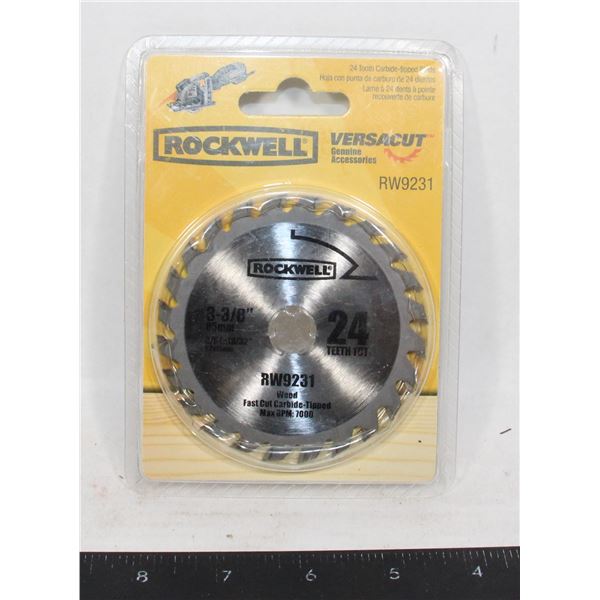 ROCKWELL VERSACUT 3-3/8" CARBIDE TIPPED BLADE