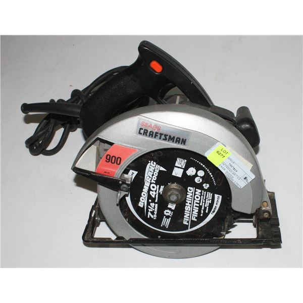 SEARS CRAFTSMAN 900 7 1/4 CIRCULAR SAW TESTED