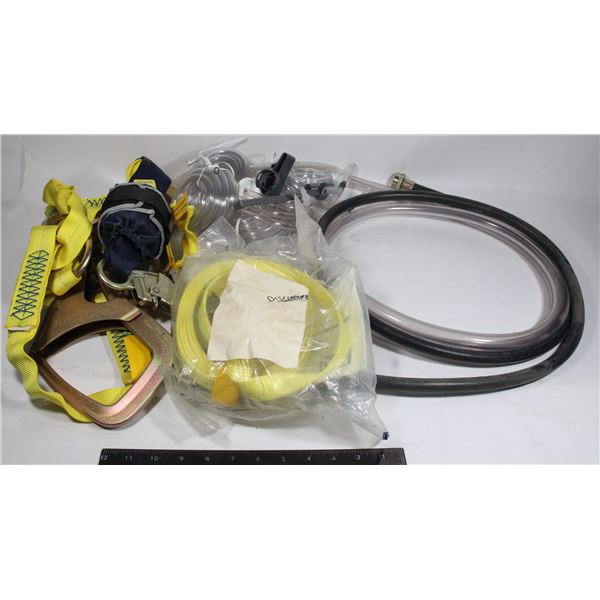 FALL PROTECTION HARNESS + HOSES