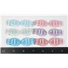 Image 1 : 2 NEW SETS OF SPARKLE FISH ALLIGATOR CLIP HAIR