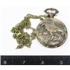 Image 1 : NEW DINOSAUR POCKET WATCH WITH CHAIN