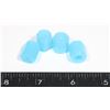 Image 1 : NEW BLUE GLOW IN THE DARK VALVE STEM COVERS
