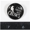 Image 1 : NEW I MAKE FRIENDS WITH CROWS LAPEL PIN