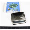 Image 1 : NEW SILVER TONE ZIG - ZAG ROLLING BOX