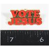 Image 1 : NEW VOTE JESUS LAPEL PIN