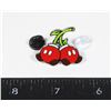 Image 1 : NEW MARIO THEME CHERRY BOB-OMBS ENAMEL LAPEL PIN