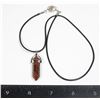 Image 1 : NEW SYNTHETIC RED OBSIDIAN REPLICA HEXAGONAL STONE