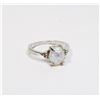 Image 1 : NEW SIZE 7 SILVER TONE RHINESTONE RING