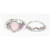 Image 1 : NEW SIZE 7 SILVER TONE ZIRCONIA STACKING RINGS