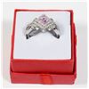 Image 1 : NEW SILVER TONE ZIRCONIA SIZE 7 RING