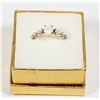 Image 1 : NEW SIZE 9 GOLD TONE MOON DESIGN RHINESTONE RING