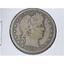 1909 Barber Quarter