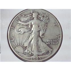 1943 Walking Liberty Half Dollar
