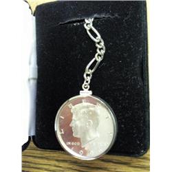 1996-S Kennedy Half (Silver Proof) Key Chain