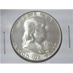 1955 Franklin Half Dollar (UNC)
