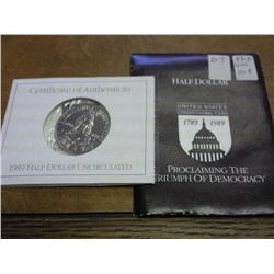 1989-D Congress Half Dollar (UNC)