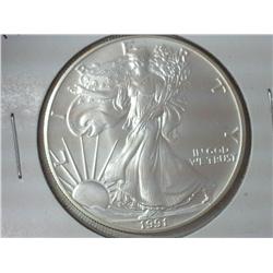 1991 American Silver Eagle (UNC)
