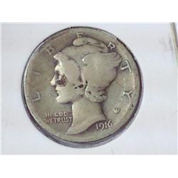 1916 Mercury Dime (Sorry No D On This One)
