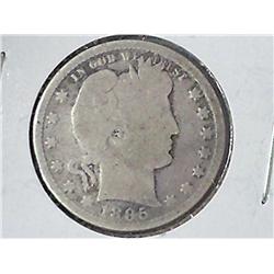 1895-O Barber Quarter