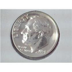 1959 Roosevelt Silver Dime (Gem Proof)