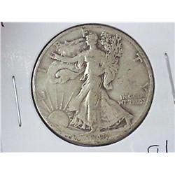 1945-D Walking Liberty Half Dollar