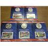 Image 1 : 5-2001-D US Mint/USPS State Quarter & Stamp Sets
