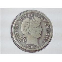 1906 Barber Dime