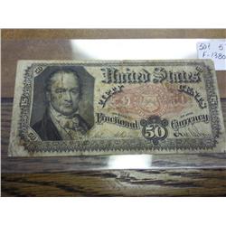 50 Cent Fractional Currency 5th Issue F-1380