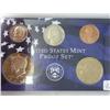 Image 1 : 2001 US Proof Set (No Quarters) As Shown