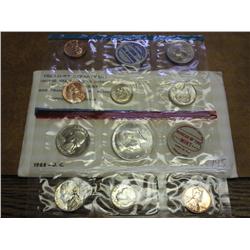 1968 US Mint UNC Set P/D/S