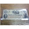 Image 1 : 1862 Confederate $100 Note