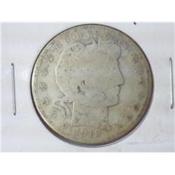 1912-D Barber Half Dollar