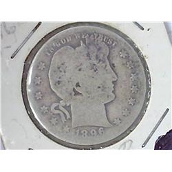 1896-O Barber Quarter