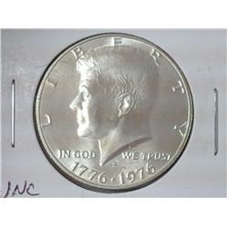 1976 Bicentennial Half (UNC) Silver