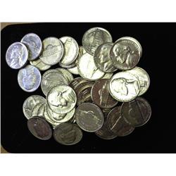 40-1960-D Jefferson Nickels (UNC)