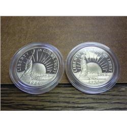 2-1986-S Statue Of Liberty Halves (Proof)